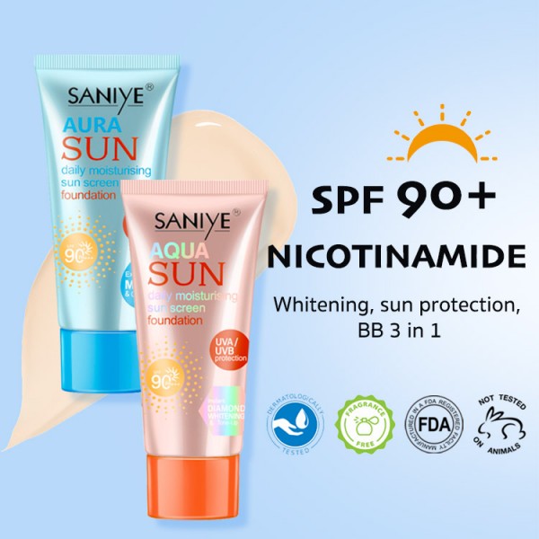 Whitening, sun protection, BB 3 in 1, SPF90PA+++