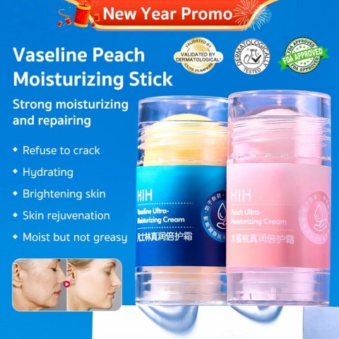 Best seller in japan-Vaseline Peach Moisturizing Stick-Get rid of cracked/peeling/black joints of hands and feet