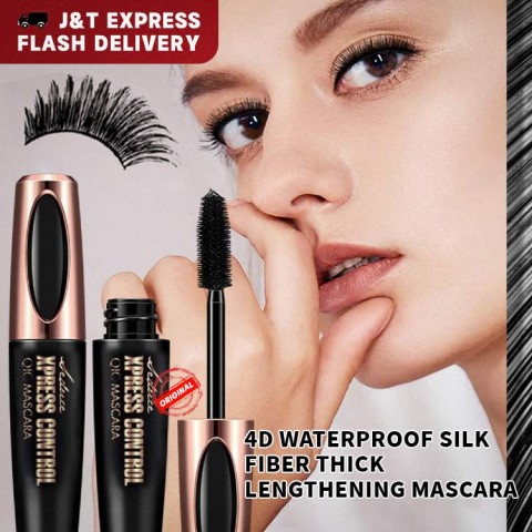 4D Waterproof Silk Fiber Thick Lengthening Mascara