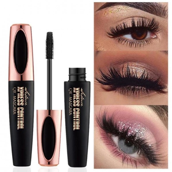 4D Waterproof Silk Fiber Thick Lengthening Mascara