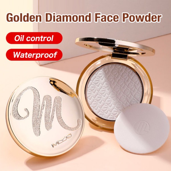 Ins Hot Style-Golden Diamond Face Powder..