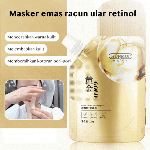 Retinol snake venom gold mask-Moisturizing and bright, smooth skin