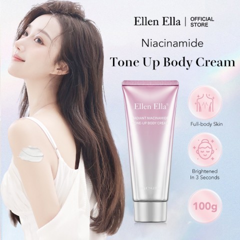 Brightening & Sunscreen 2 IN 1-Ellen Ella Niacinamide Body Tone-Up Milk Cream-instant brighten, SPF 20+ waterproof and sweatproof