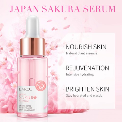 Japan Sakura Extract Face Cream Face Serum Anti-aging Brightening Firming Skin Care Combo