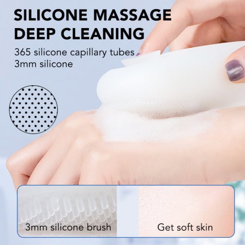 Sheep Placenta Essence Facial Cleanser with Silicone Brush