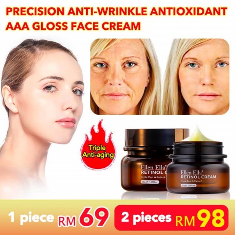 RM99 for 2pcs - Captain Cream Magic Retinol Anti-Aging Face Cream - 10 years younger secret - Remove wrinkles, fine lines, fade dark spots