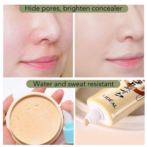 Japanese Concealing and Setting Soy Milk Powder and BB Cream Set