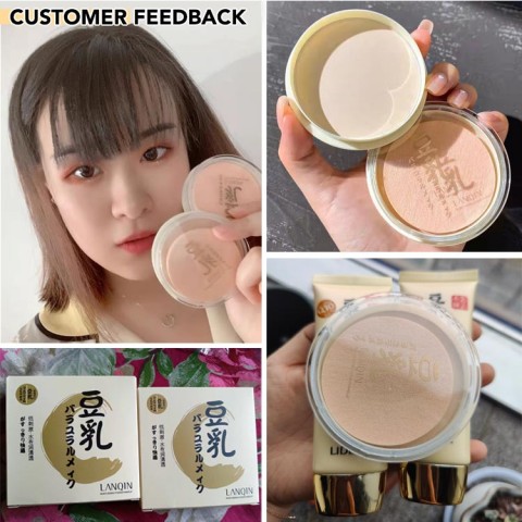 Japanese Concealing and Setting Soy Milk Powder and BB Cream Set