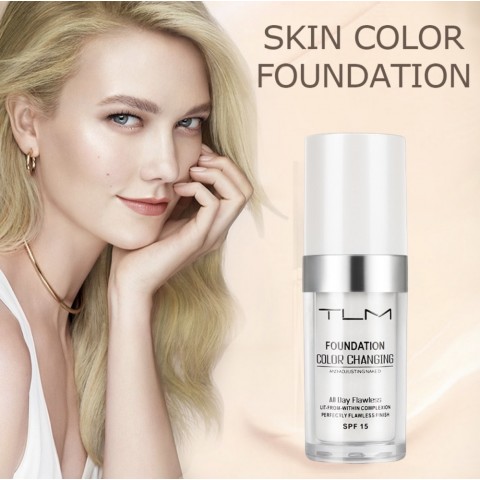 Automatically adjust skin tone color Changing Foundation 