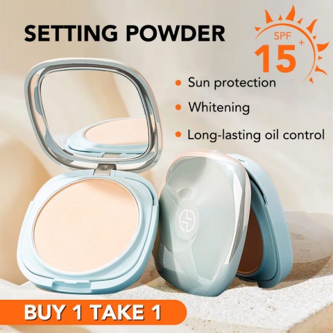 SPF15+ Whitening Sunscreen Oil-Controlling Setting Powder