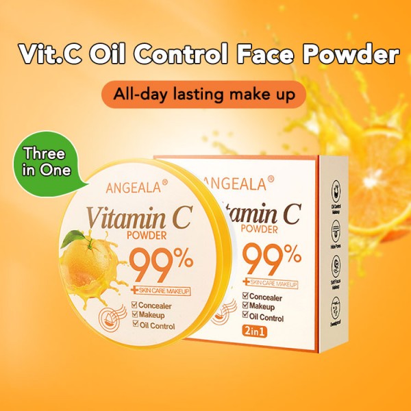 VC powder-whitening oil control makeup waterproof