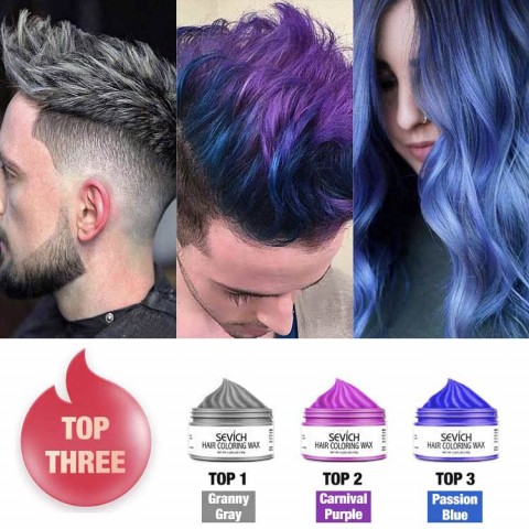 Unisex Hair Color Wax Temporary Hairstyle Cream