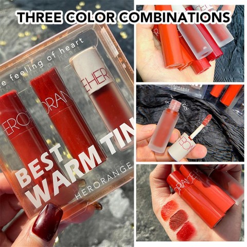 3-Pack Mini Matte Lip Gloss Set