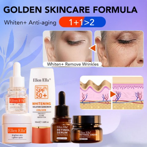 ELLEN ELLA Upgrade Morning C Night A Scientific Skin Care Formula