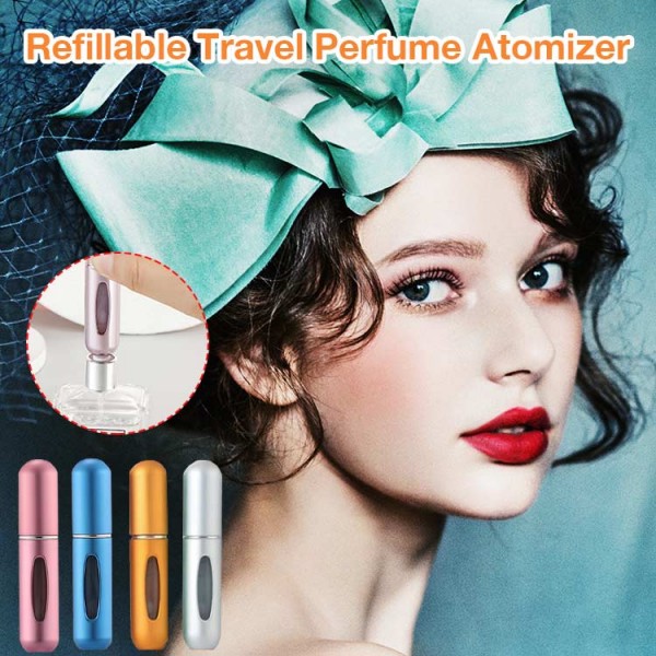 Refillable Travel Perfume Atomizer-Buy 1 set get 4 PCs