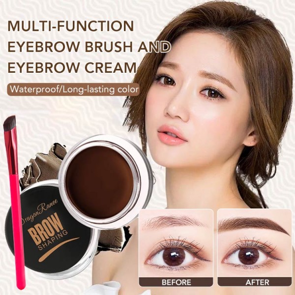 MULTI-FUNCTION EYEBROW BRUSH AND EYEBROW CREAM