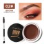 Coffee eyebrow cream + brush 