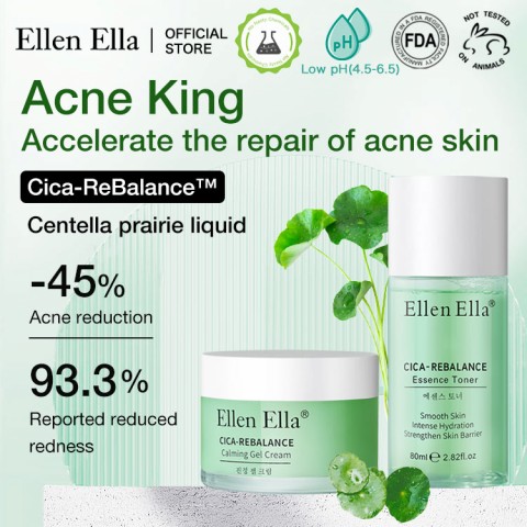 Ellen Ella Centella Asiatica Rebalancing face cream and essential toner